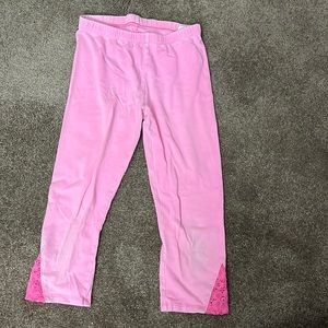 Pink Capri Pants lace